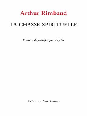 cover image of La Chasse spirituelle